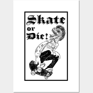 Skate or Die T-Rex Posters and Art